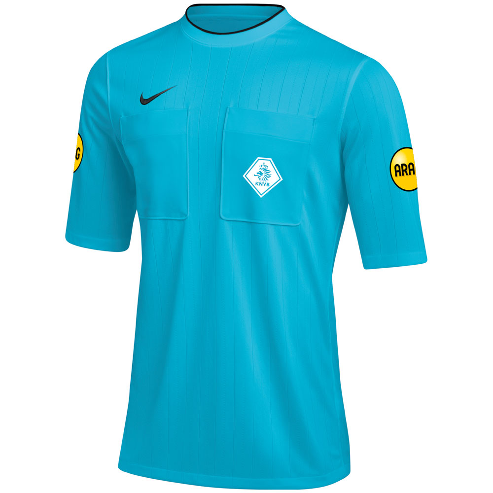 Berg Kritiek Doe alles met mijn kracht Nike KNVB Scheidsrechtersshirt 2022-2024 Blauw - Voetbaldatabase.nl