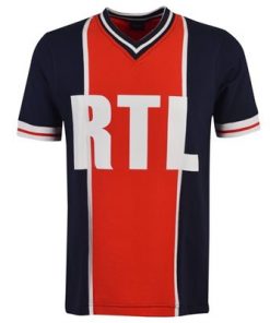 Paris Saint-Germain Retro Voetbalshirt 1976-79