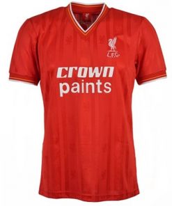 Liverpool Crown Paints Retro Voetbalshirt 1986