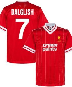 Liverpool Crown Paints Retro Voetbalshirt 1982 + Dalglish 7