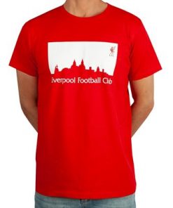 Liverpool FC Skyline T- Shirt - Rood