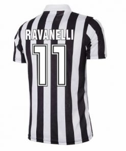 Juventus Retro Voetbalshirt UEFA Cup 1992-1993 + Ravanelli 11
