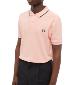 Fred Perry - Twin Tipped Poloshirt - Pink Peach